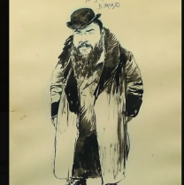 Portrait de Tristan BERNARD Gil-Blas mars 1895